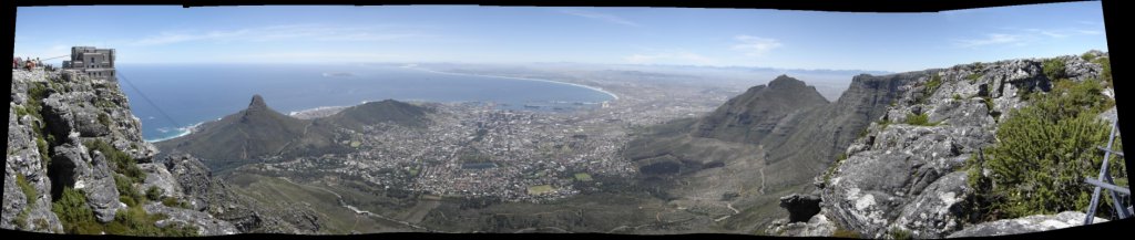 uitzicht vanaf de Tafelberg